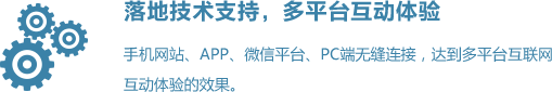 落地技术支持,多平台互动体验