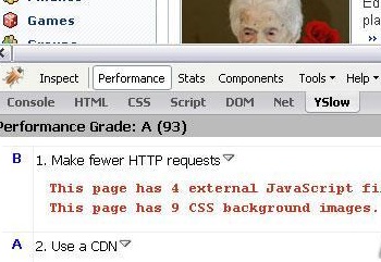 火狐浏览器的YSlow组件